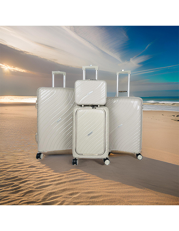Wholesaler HELIOS® - ODYSEE, set of 3 polypropylene suitcases with expandable gusset. (HLS-01)N