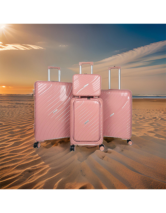 Wholesaler HELIOS® - ODYSEE, set of 3 polypropylene suitcases with expandable gusset. (HLS-01)N
