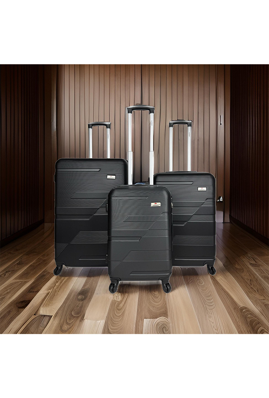 Wholesaler Sunbelt® - CAVALCADE: Set of 3 ABS suitcases. (8079)N
