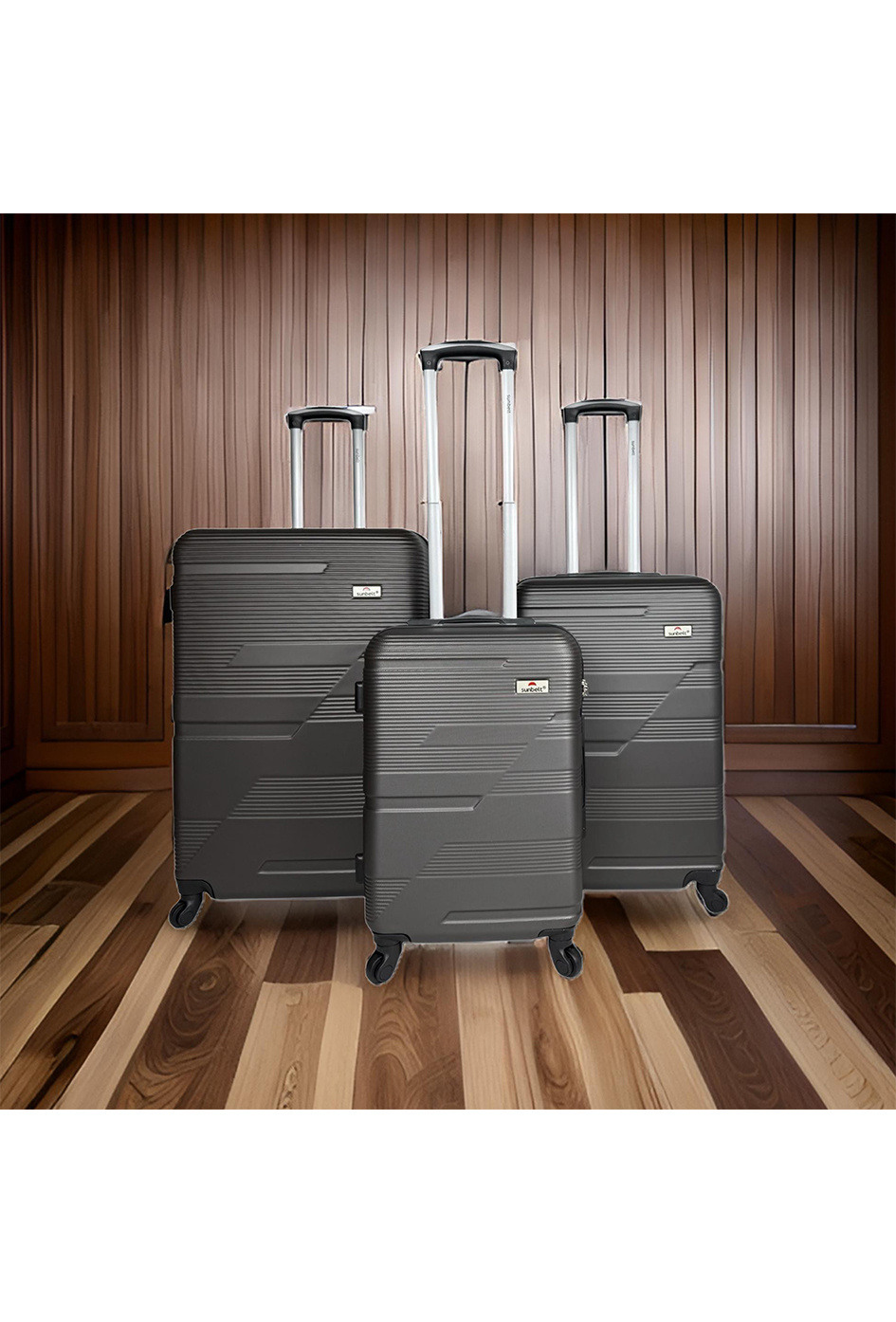 Wholesaler Sunbelt® - CAVALCADE: Set of 3 ABS suitcases. (8079)N