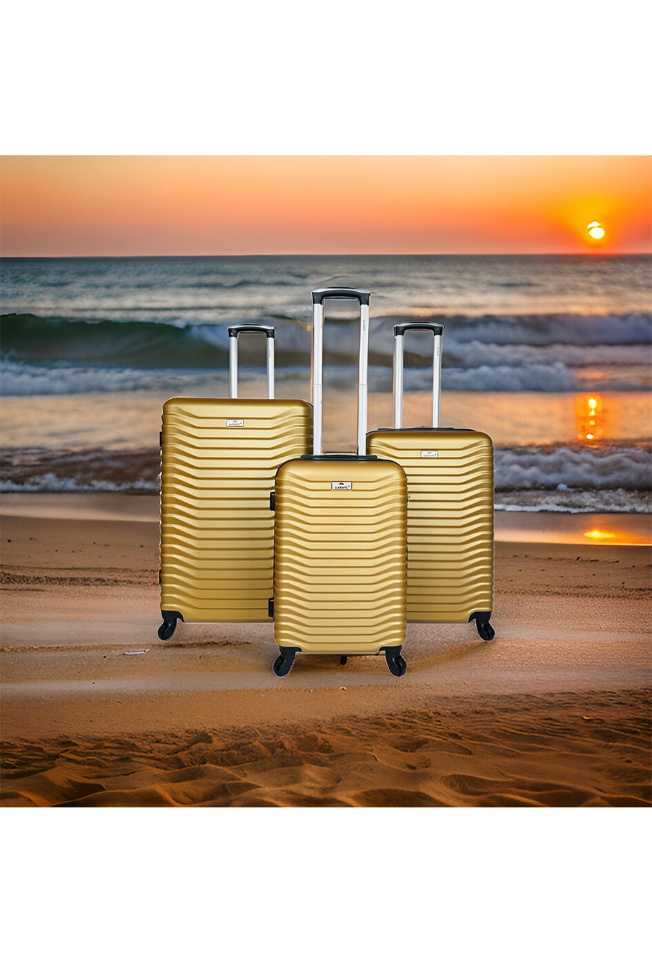 Wholesaler Sunbelt® - CAVALCADE: Set of 3 ABS suitcases. (8079)N