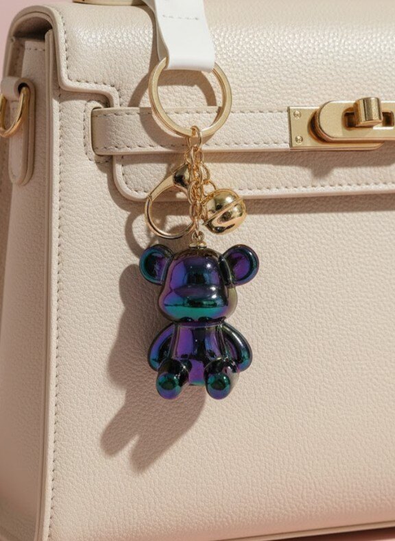 Wholesaler I.L JOLI B - Multicolored bear bag charm