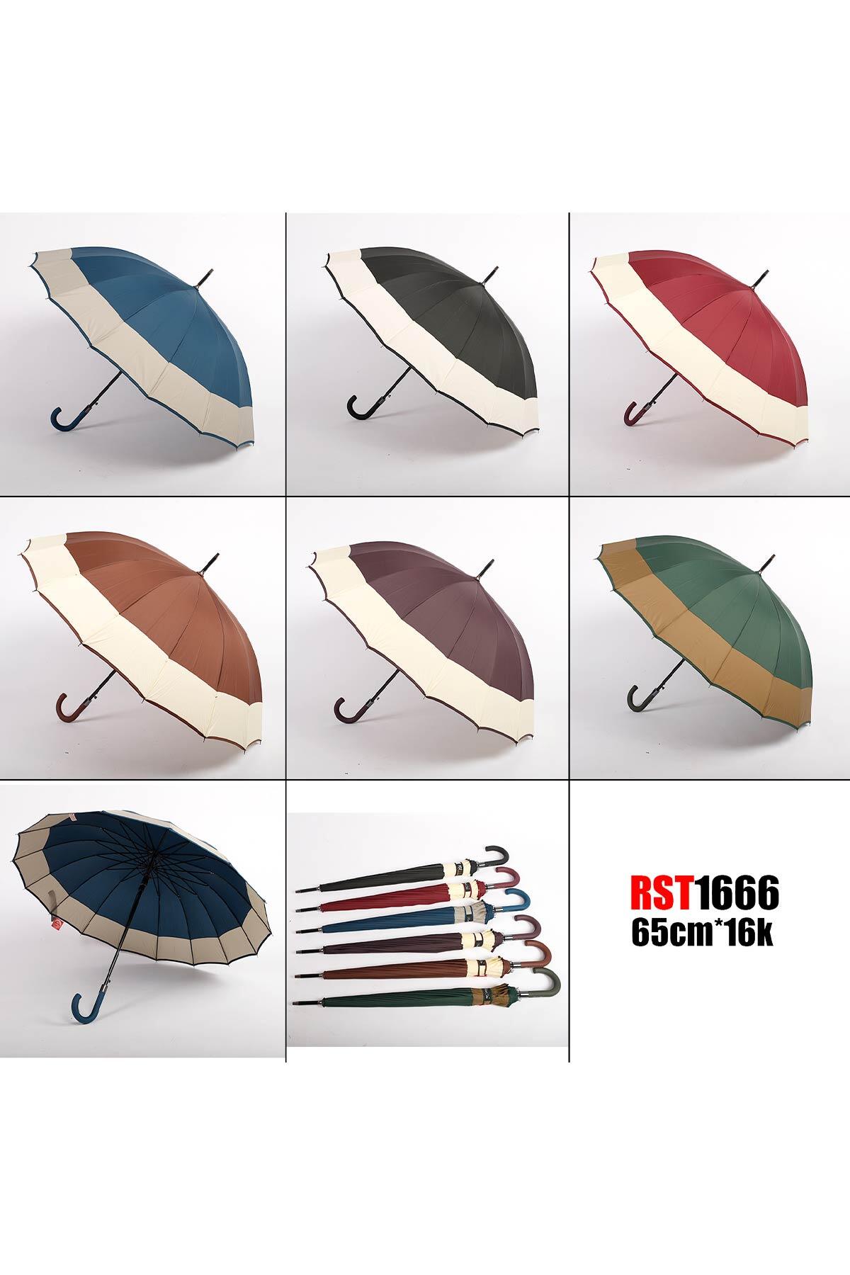 Wholesaler KENNY JONES - RST 1666 Cane umbrella automatic opening