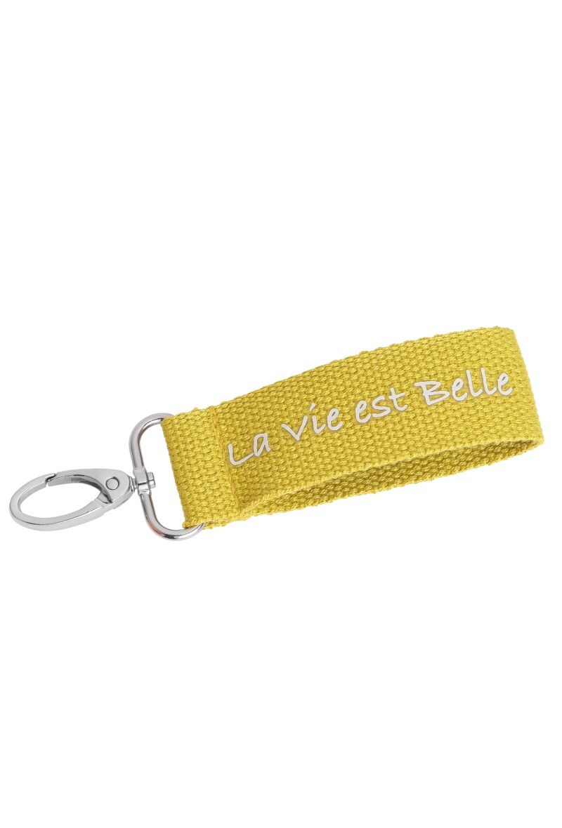 Grossiste La p'tite cachottière - Porte clefs "La Vie est Belle"