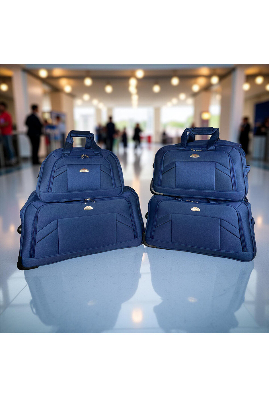 Mayorista Laurent L® - MESSENGER : Lot de 3 sacs de voyage et 1 vanity (FB-1) B