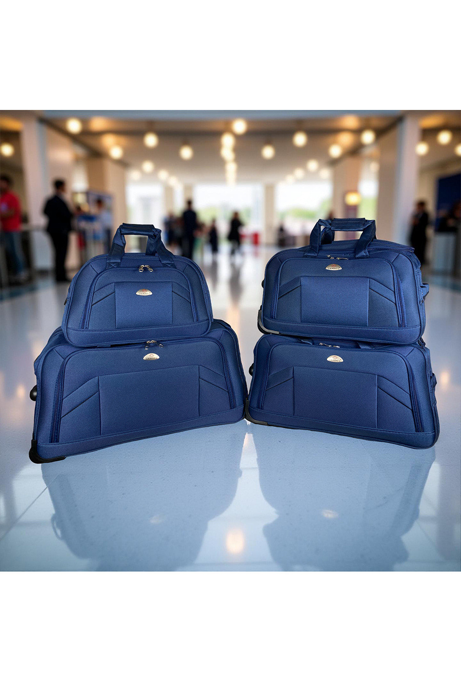 Grossista Laurent L® - MESSENGER : Lot de 3 sacs de voyage et 1 vanity (FB-1) B