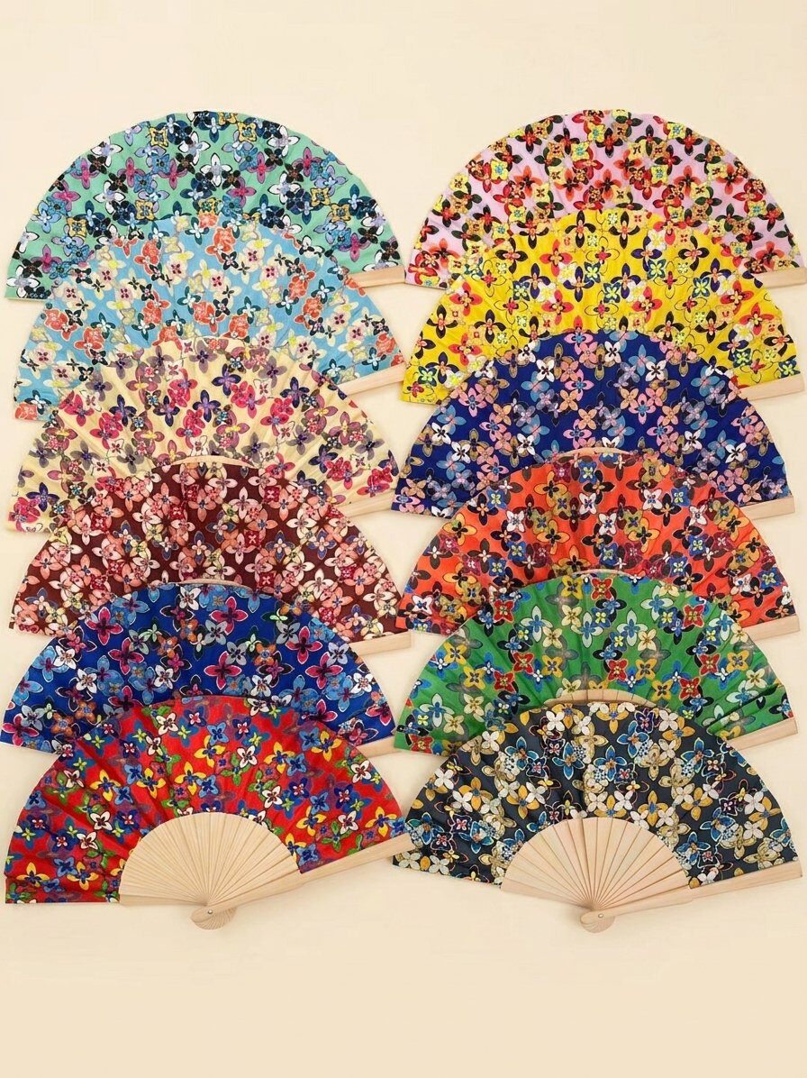 Mayorista LEXA PLUS - Abanico de madera con estampados