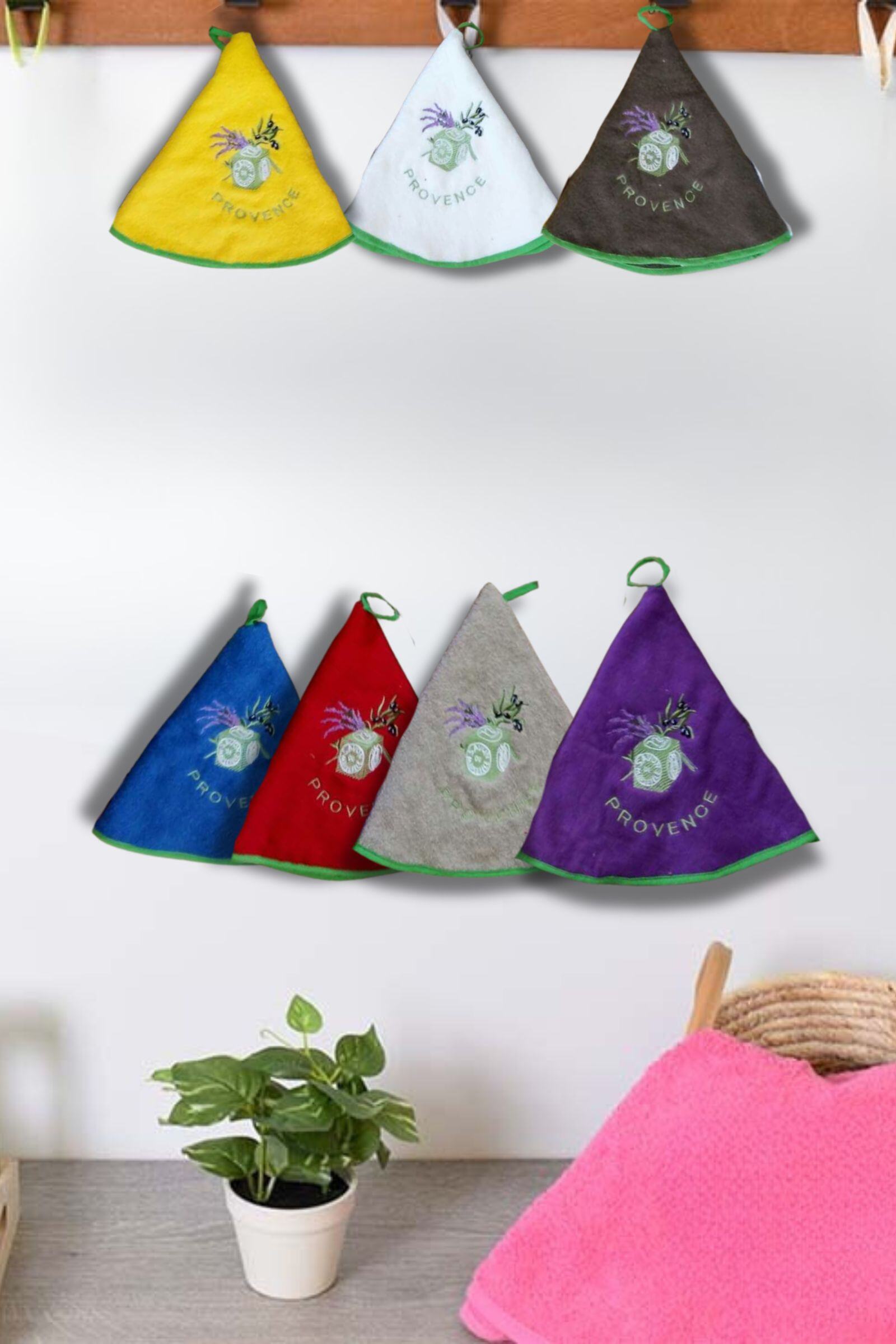 Wholesaler LINA - Set of embroidered tea towels - Savon PROVENCE
