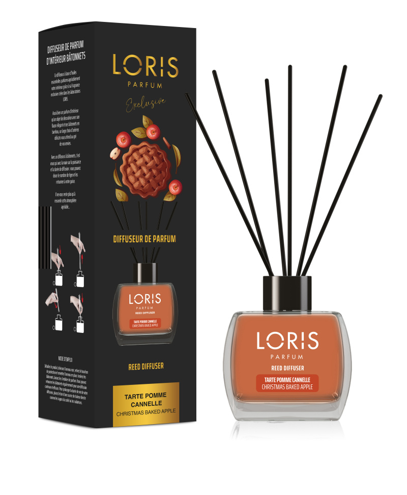 Grossista LORIS PARFUM - LORIS DIFFUSORE DI PROFUMO TORTA MELE CANNELLA 120 ML