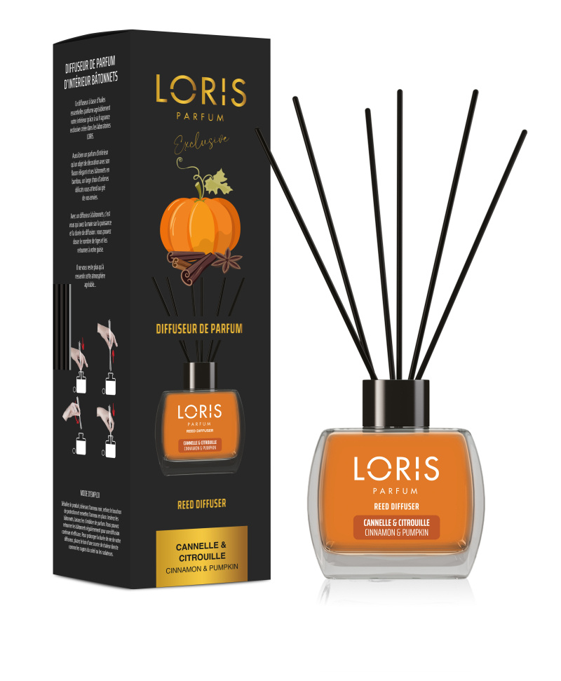 Grossista LORIS PARFUM - LORIS DIFFUSORE DI PROFUMO CANNELLA & ZUCCA 120 ML
