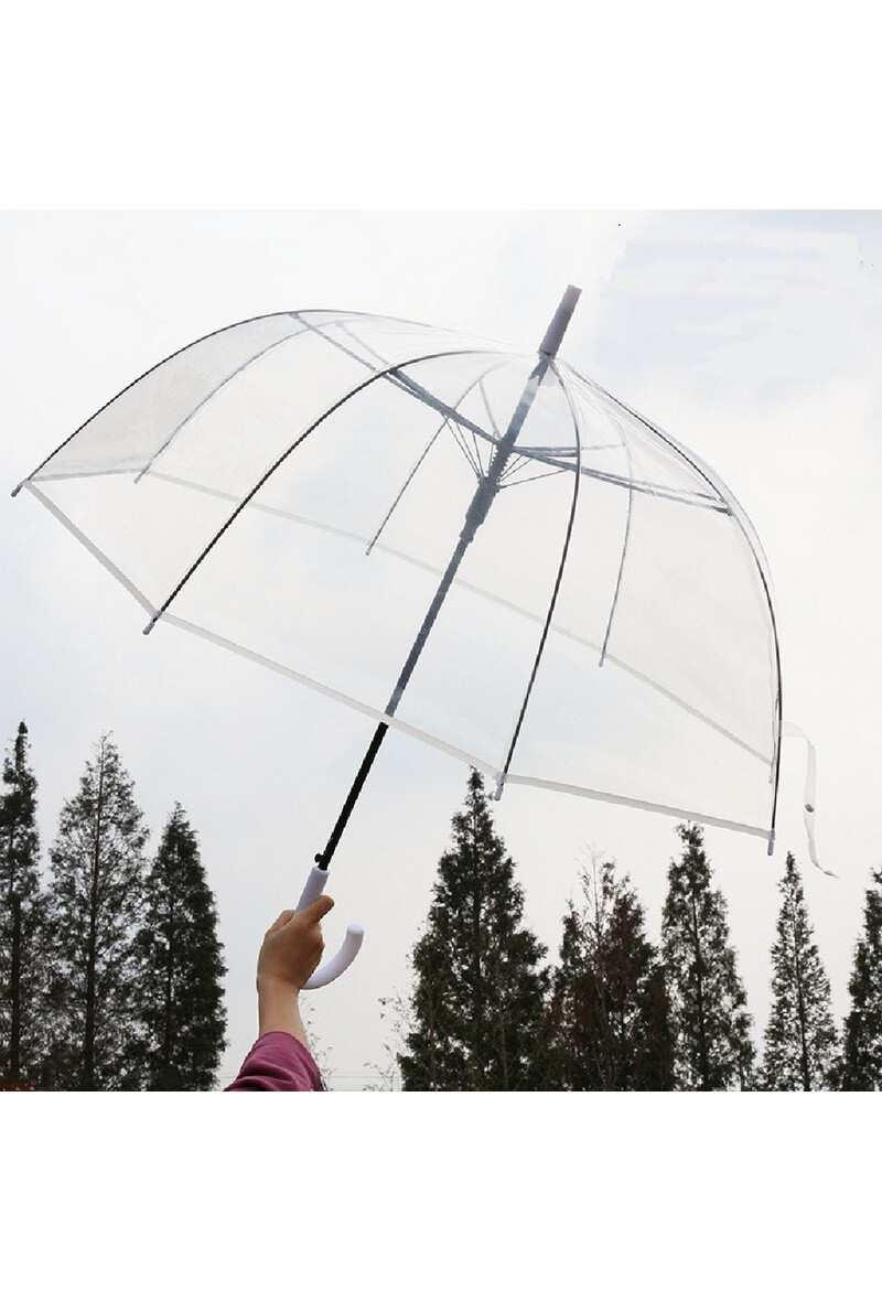 Grossiste LX Moda - Parapluie Transparent 8 Branches – Vendu par Paquet de 12