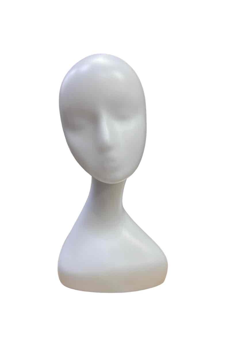 Grossiste Mac Moda - Tete mannequin plastique