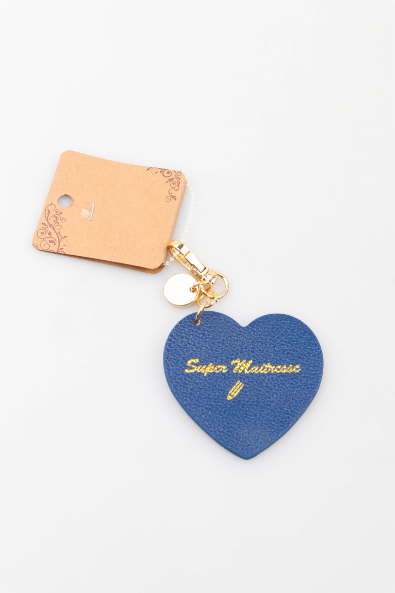 Grossista MAR&CO Accessoires - Portachiavi in pelle stampata con "Super Mistress".