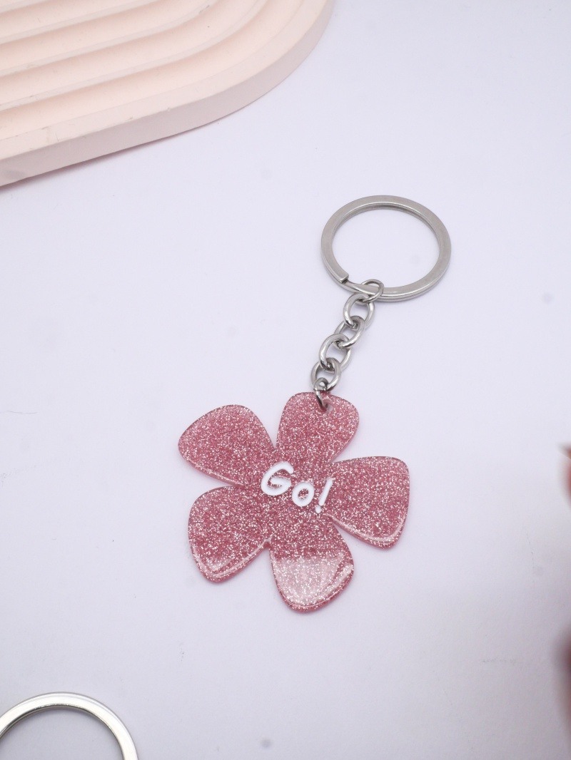 Wholesaler MIMIKO - Flower keychain with Go! message