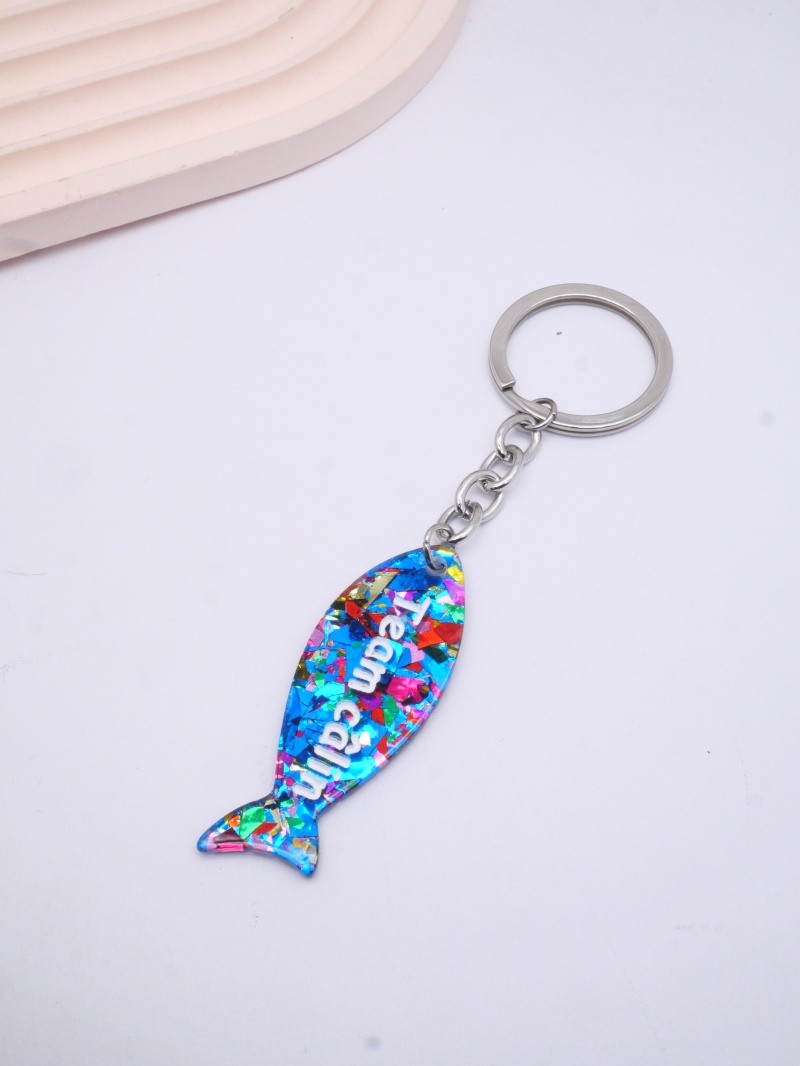 Wholesaler MIMIKO - Fish keychain with Team Hug message