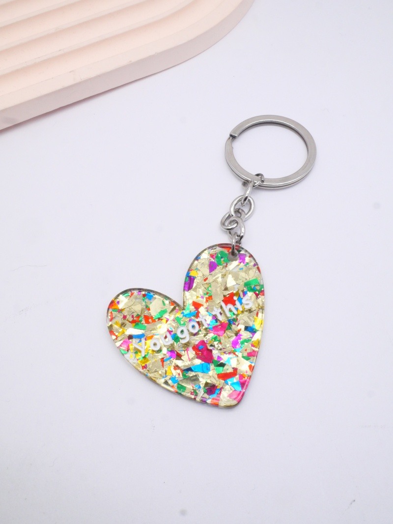 Wholesaler MIMIKO - Heart keychain with the message 'You got this'
