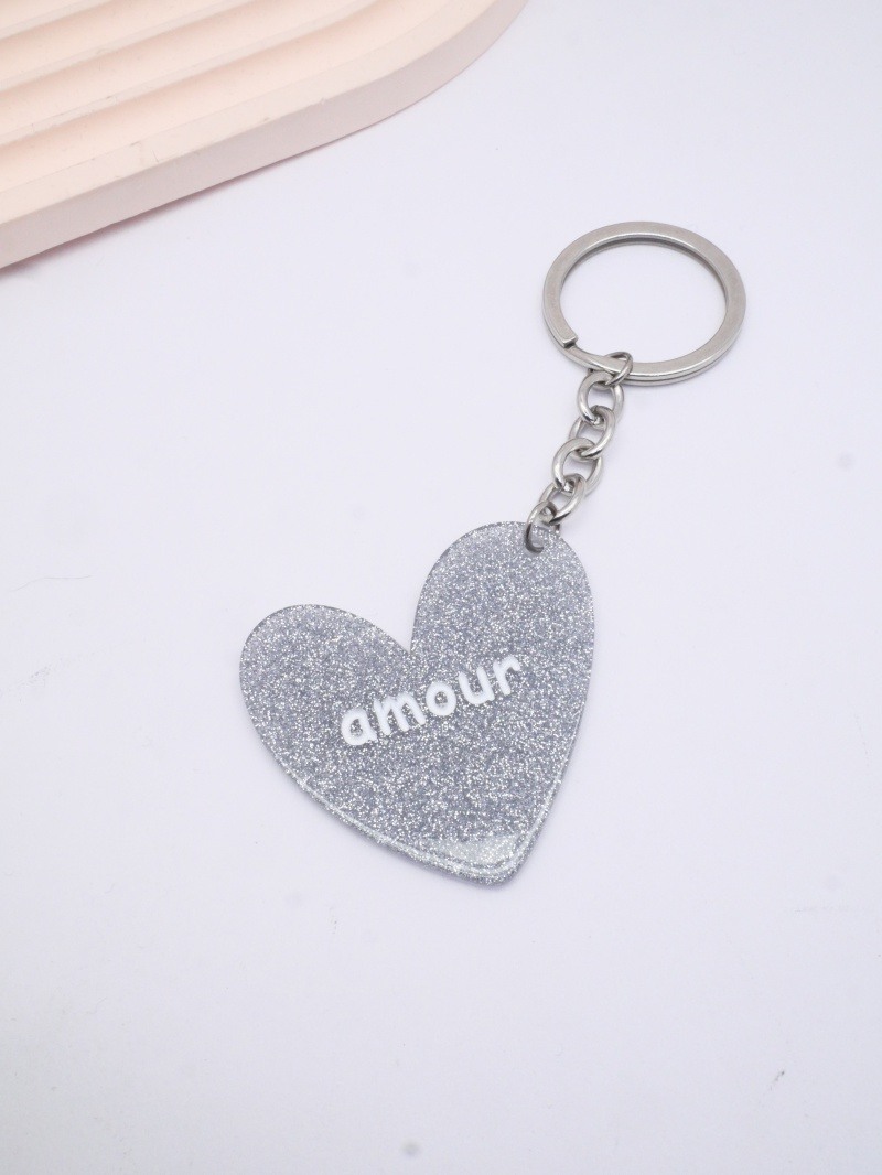 Wholesaler MIMIKO - Heart keychain with Love message