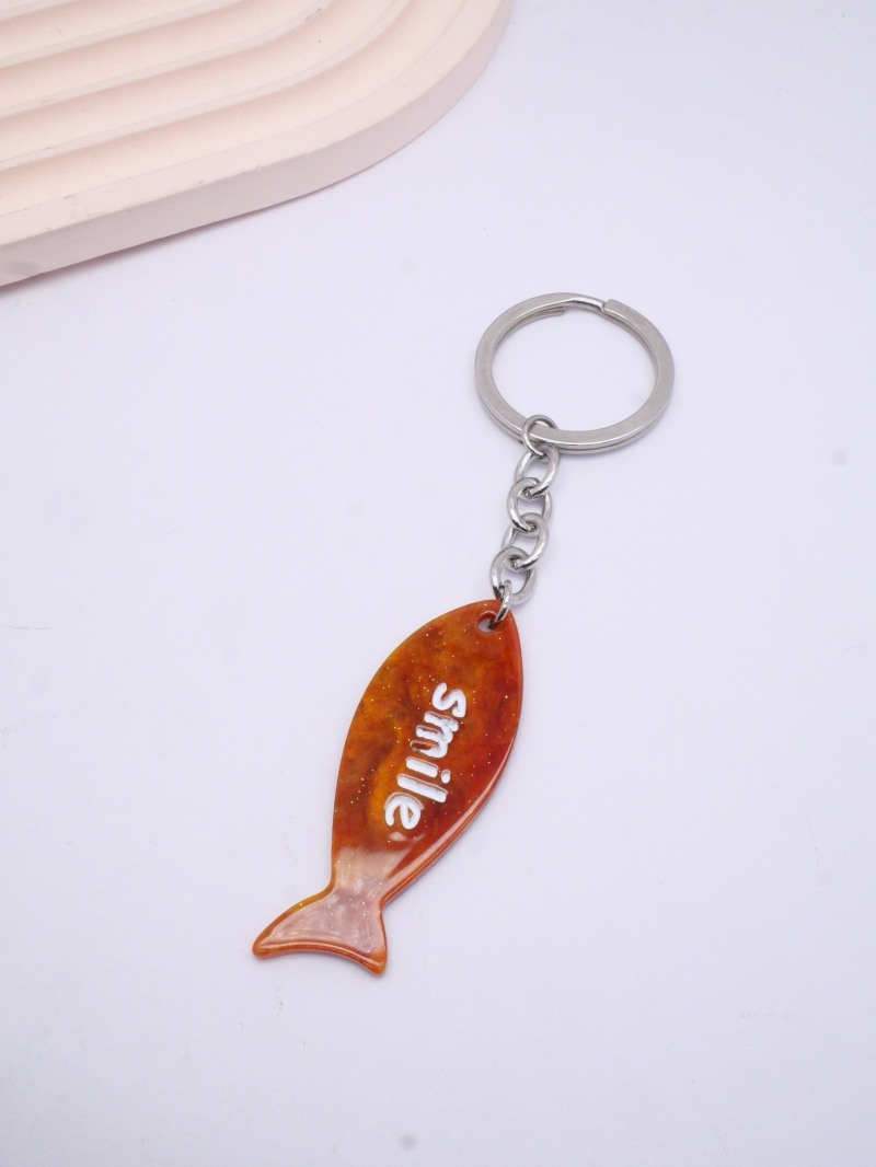 Wholesaler MIMIKO - Fish keychain with 'Smile' message