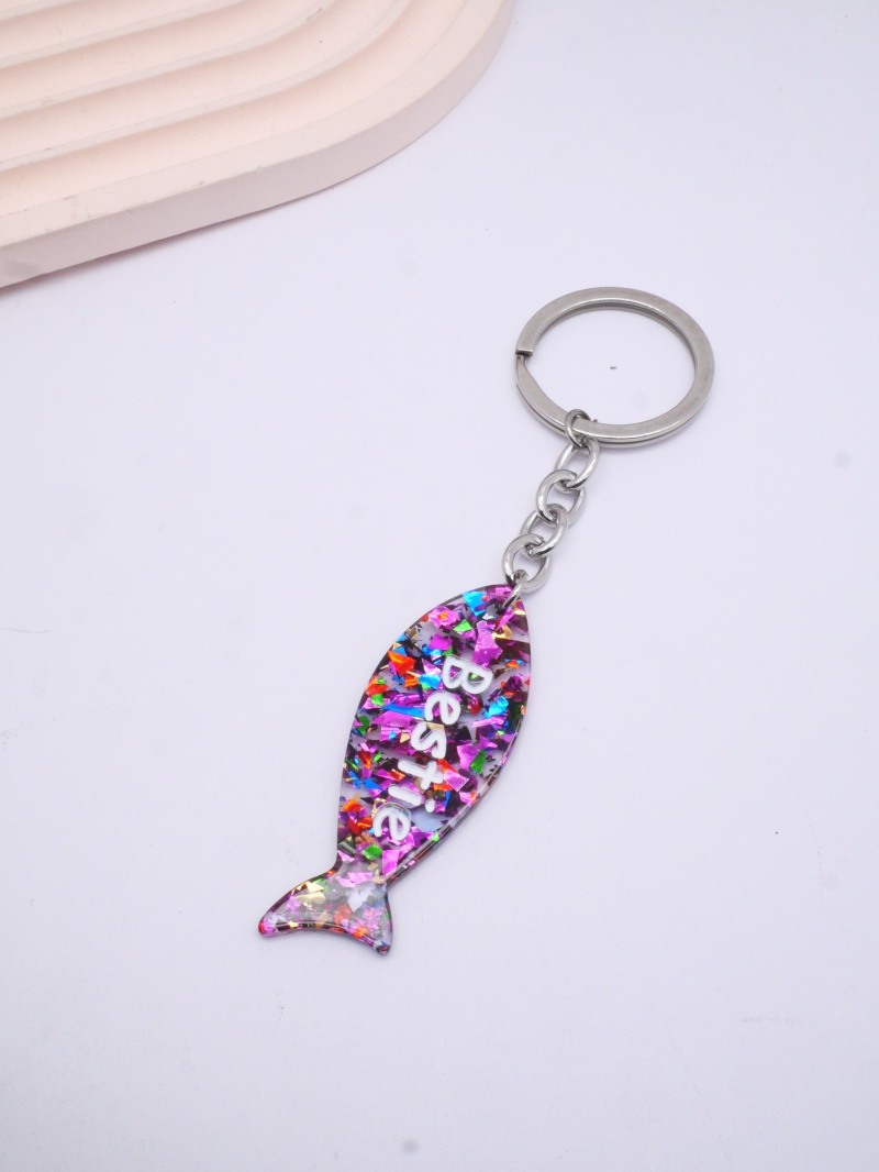 Wholesaler MIMIKO - Fish keychain with Bestie message