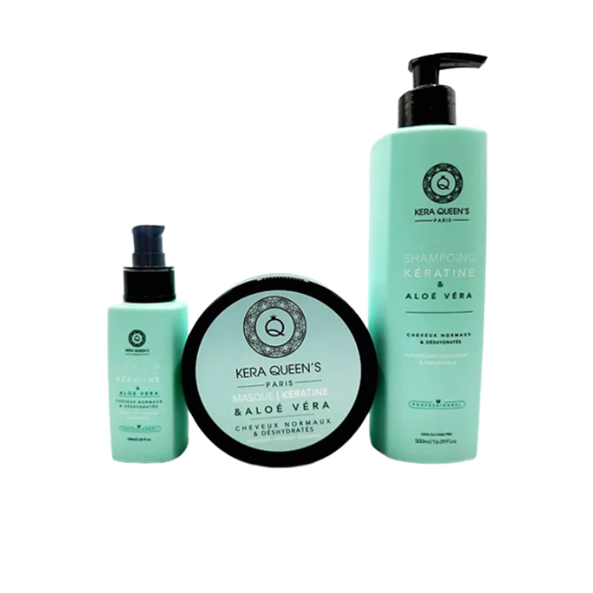 Grossiste NEKAN SUPERTRADER - Kera Queen's - Trio Aloe Vera et Kératine - Shampoing 500ml + Masque 500ml + Sérum 100ml Grossiste NEKAN SUPERTRADER - Kera Queen's - Trio Aloe Vera et Kératine - Shampoing 500ml + Masque 500ml + Sérum 100ml