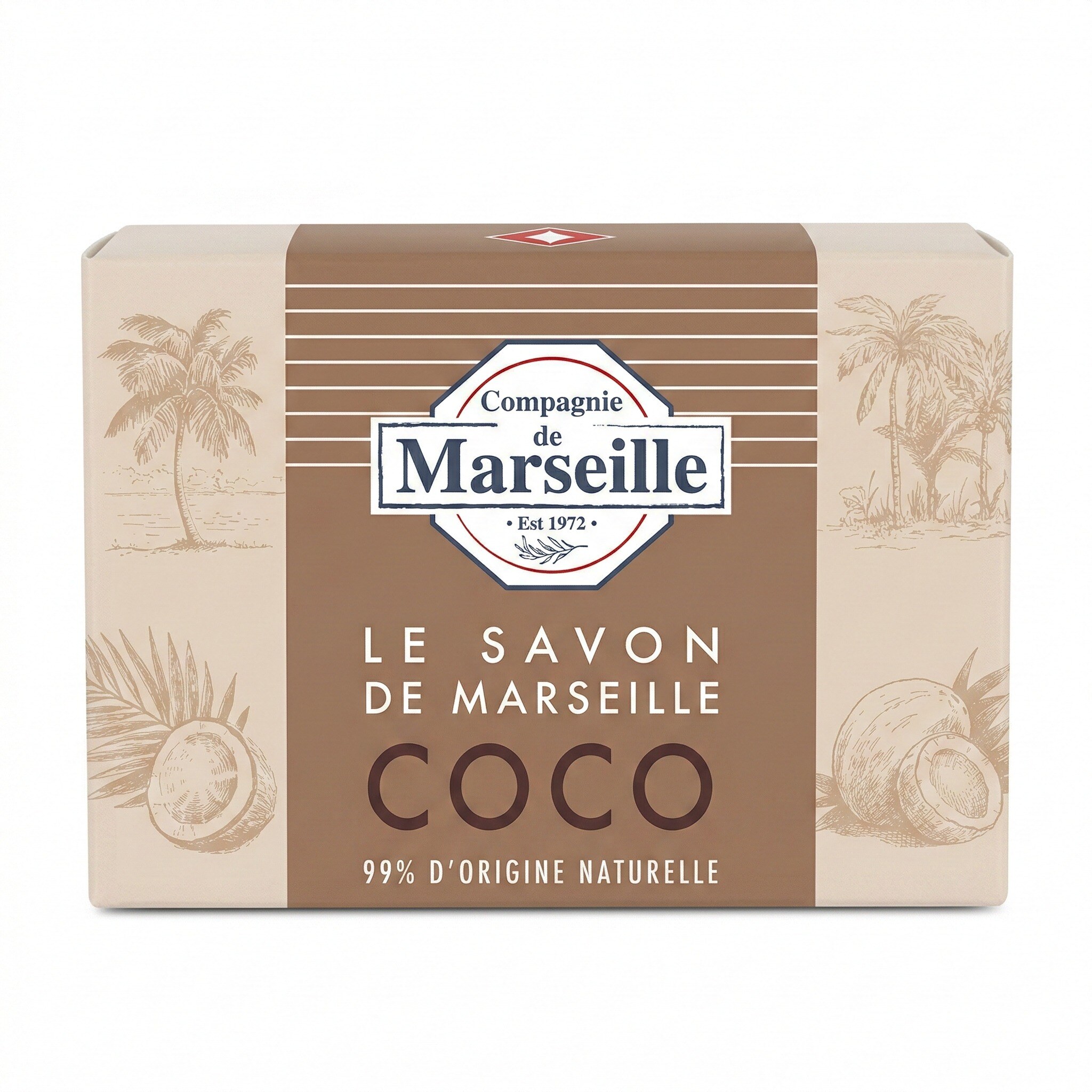 Mayorista La Compagnie de Provence - Compagnie de Marseille - Coco - Jabón de Marsella 99% de Origen Natural