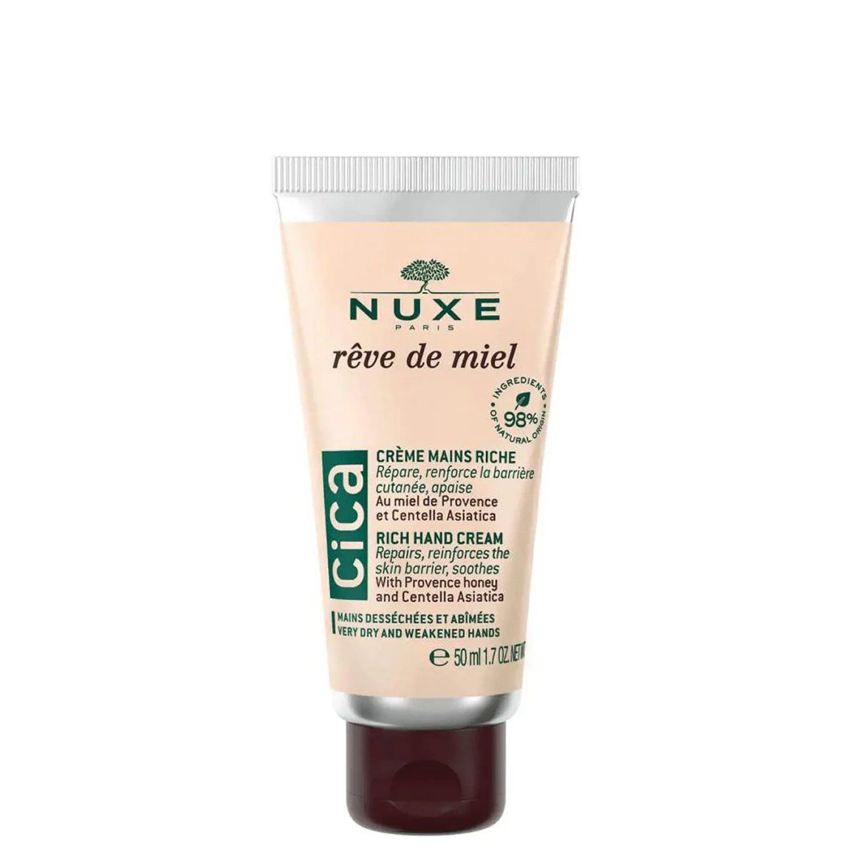 Grossiste Nuxe - 50ml Nuxe - Rêve de Miel Cica Crème Mains Riche