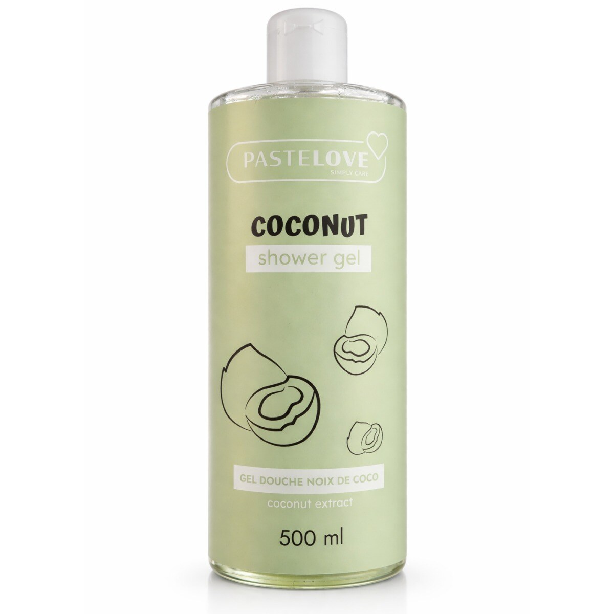 Mayorista Pastelove - 500ml Pastelove - Coconut - Gel de Ducha de Coco