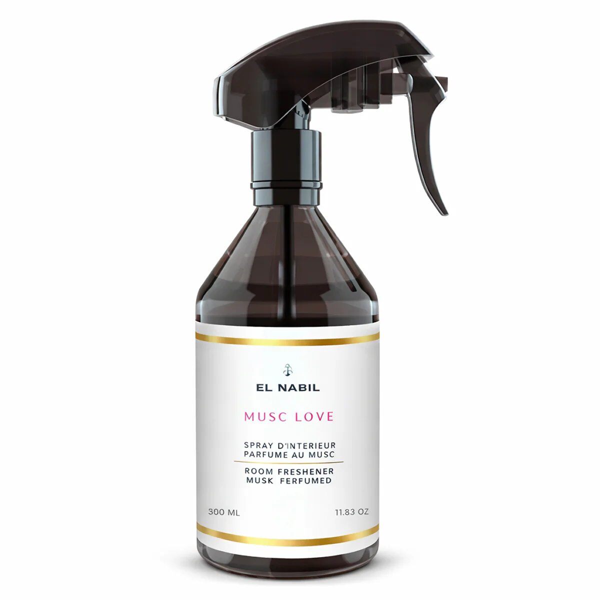 Grossiste El Nabil - 350 ml el Nabil - Musc Love - Spray D'intérieur Parfum D'ambiance