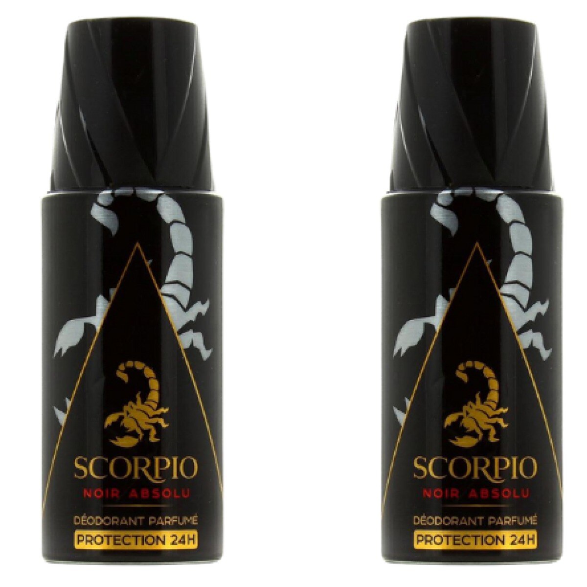 Grossiste Scorpio - 2*150ml Scorpio - Noir Absolu - Deodorant pour homme