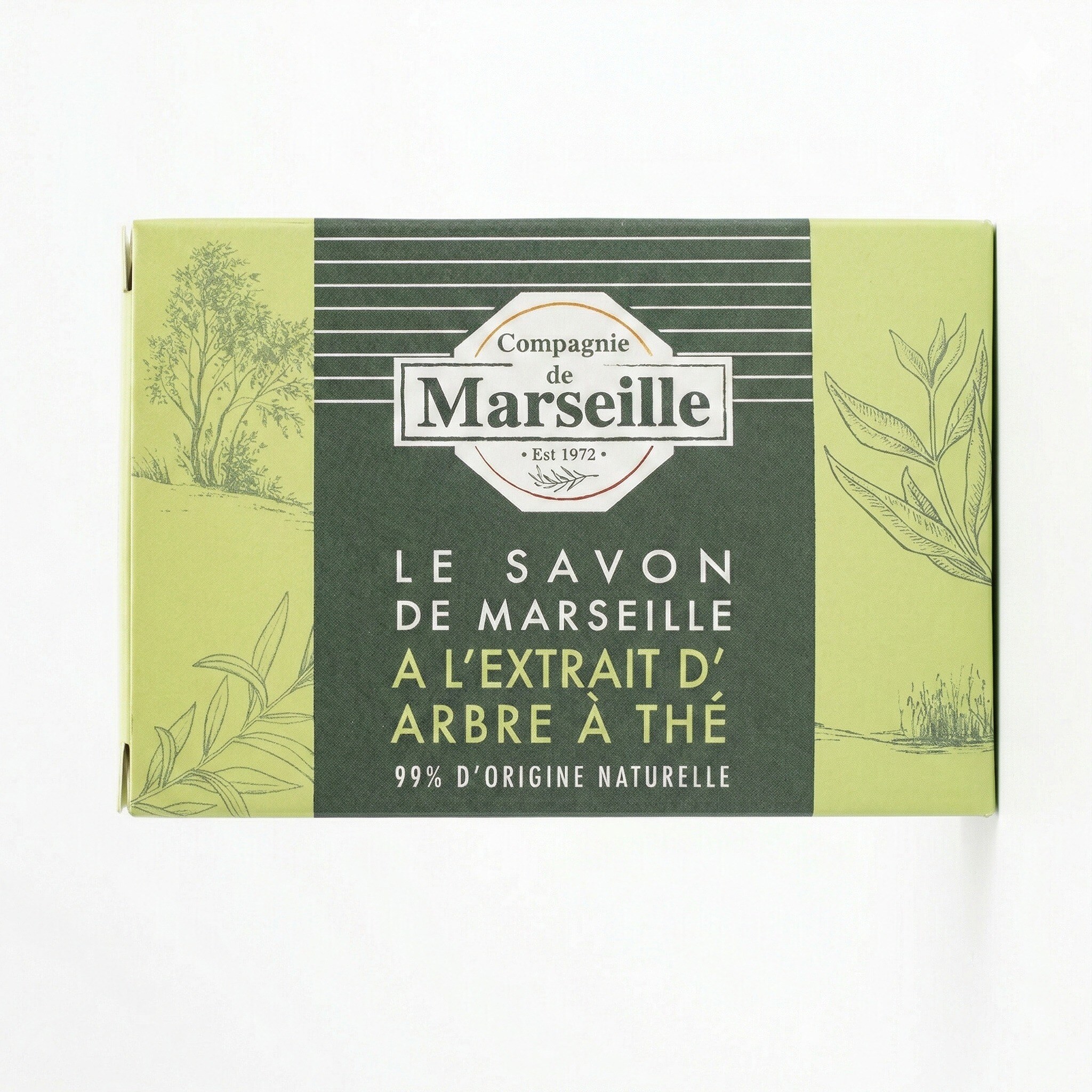 Mayorista La Compagnie de Provence - Compagnie de Marseille - Extracto de Árbol de Té - Jabón de Marsella 99% de Origen Natural