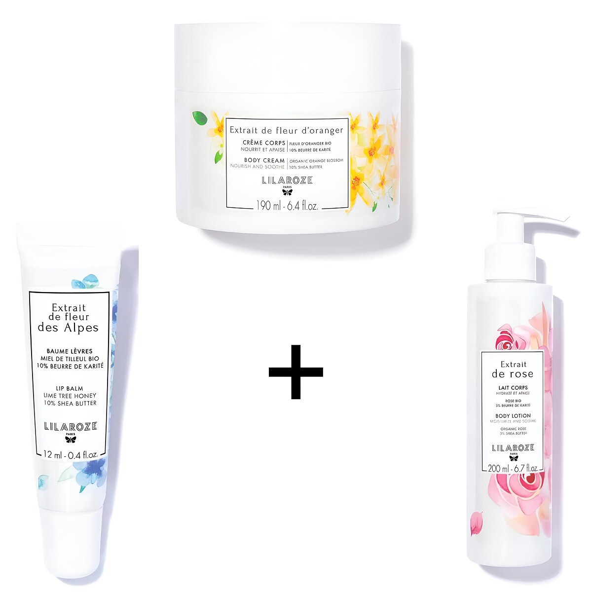 Mayorista Lilaroze Paris - Lilaroze Paris - Pack de Agua Micelar con Extracto de Rosa Orgánica Limpia y Desmaquilla + Gel de Manos Limpiador con Extracto de Flor de Azahar + Crema de Manos con Extracto de Flor de los Alpes Nutre y Protege