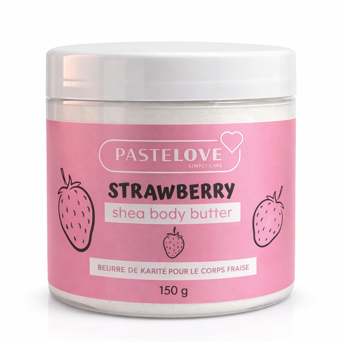 Mayorista Pastelove - 150ml Pastelove - Fresa - Manteca de Karité para el Cuerpo