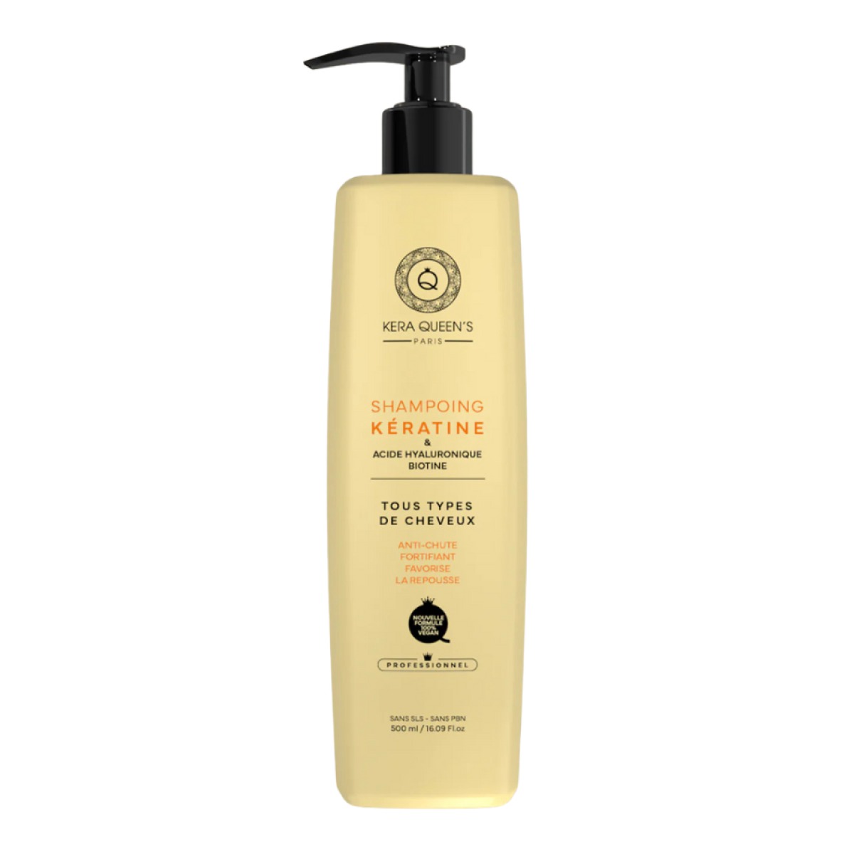 Grossiste NEKAN SUPERTRADER - 500 ml Kera Queen's - Shampoing Kératine Acide Hyaluronique-Biotine Grossiste NEKAN SUPERTRADER - 500 ml Kera Queen's - Shampoing Kératine Acide Hyaluronique-Biotine