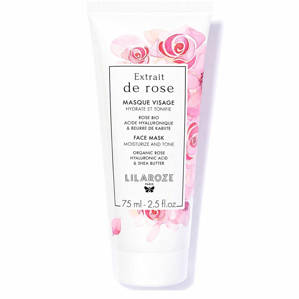 Mayorista Lilaroze Paris - 75ml Lilaroze Paris - Mascarilla Facial con Extracto de Rosa Hidrata y Tonifica