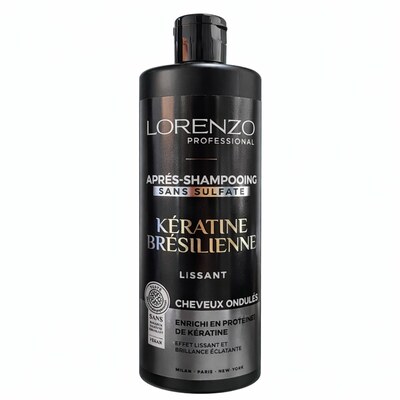 Grossiste NEKAN SUPERTRADER - 500ml Lorenzo Professional - Kératine Bresilienne - Après-Shampooing Cheveux Ondulés Grossiste NEKAN SUPERTRADER - 500ml Lorenzo Professional - Kératine Bresilienne - Après-Shampooing Cheveux Ondulés