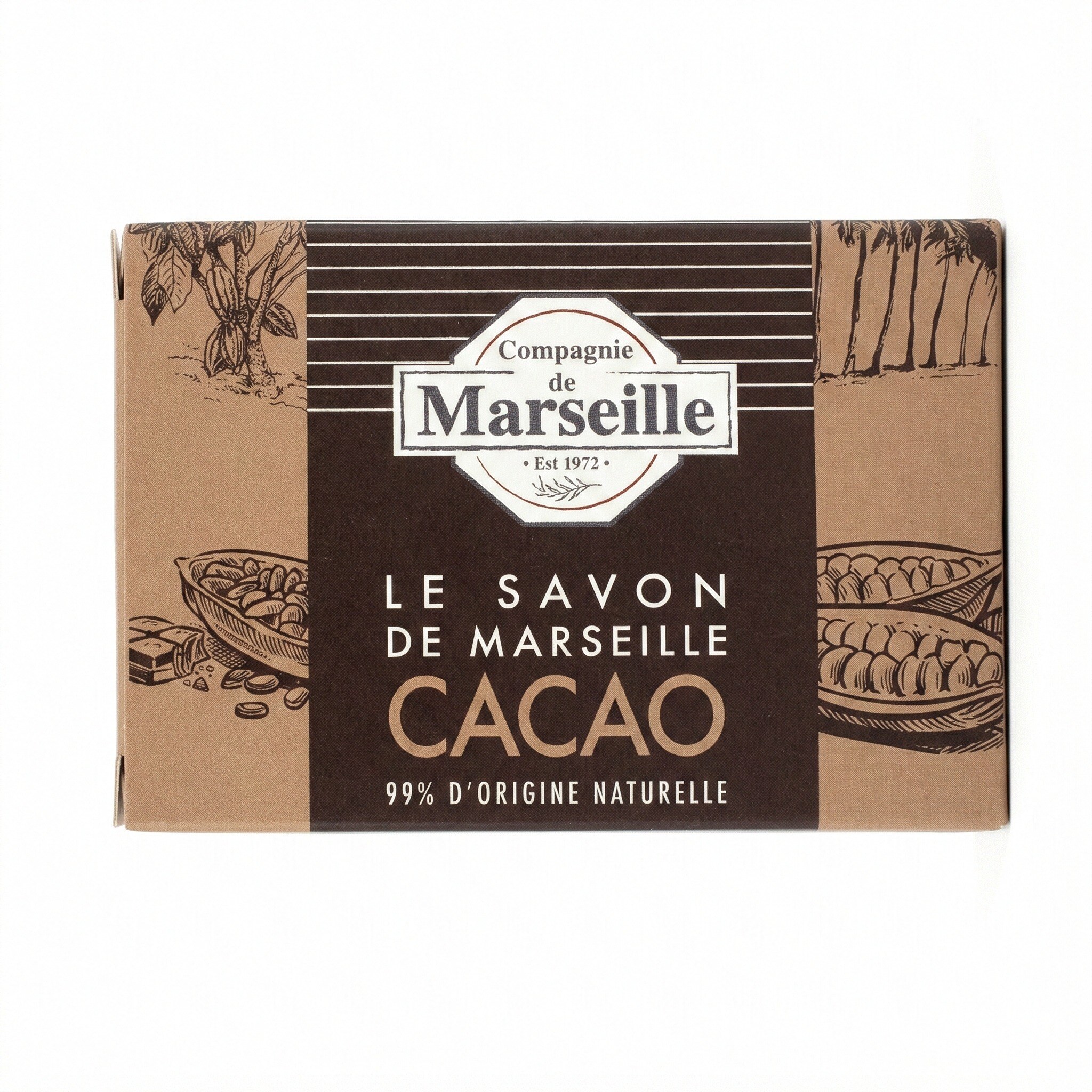 Mayorista La Compagnie de Provence - Compagnie de Marseille - Cacao - Jabón de Marsella 99% de Origen Natural
