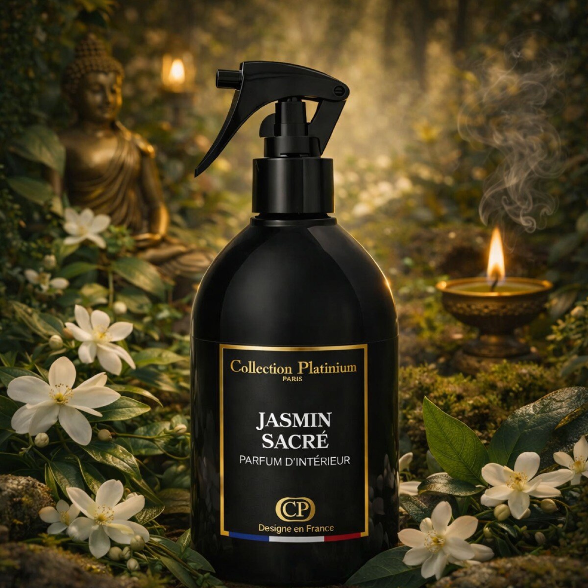 Grossiste NEKAN SUPERTRADER - 250ml Collection Platinium - Jasmin Sacré - Spray D'Interieur Parfum D'ambiance