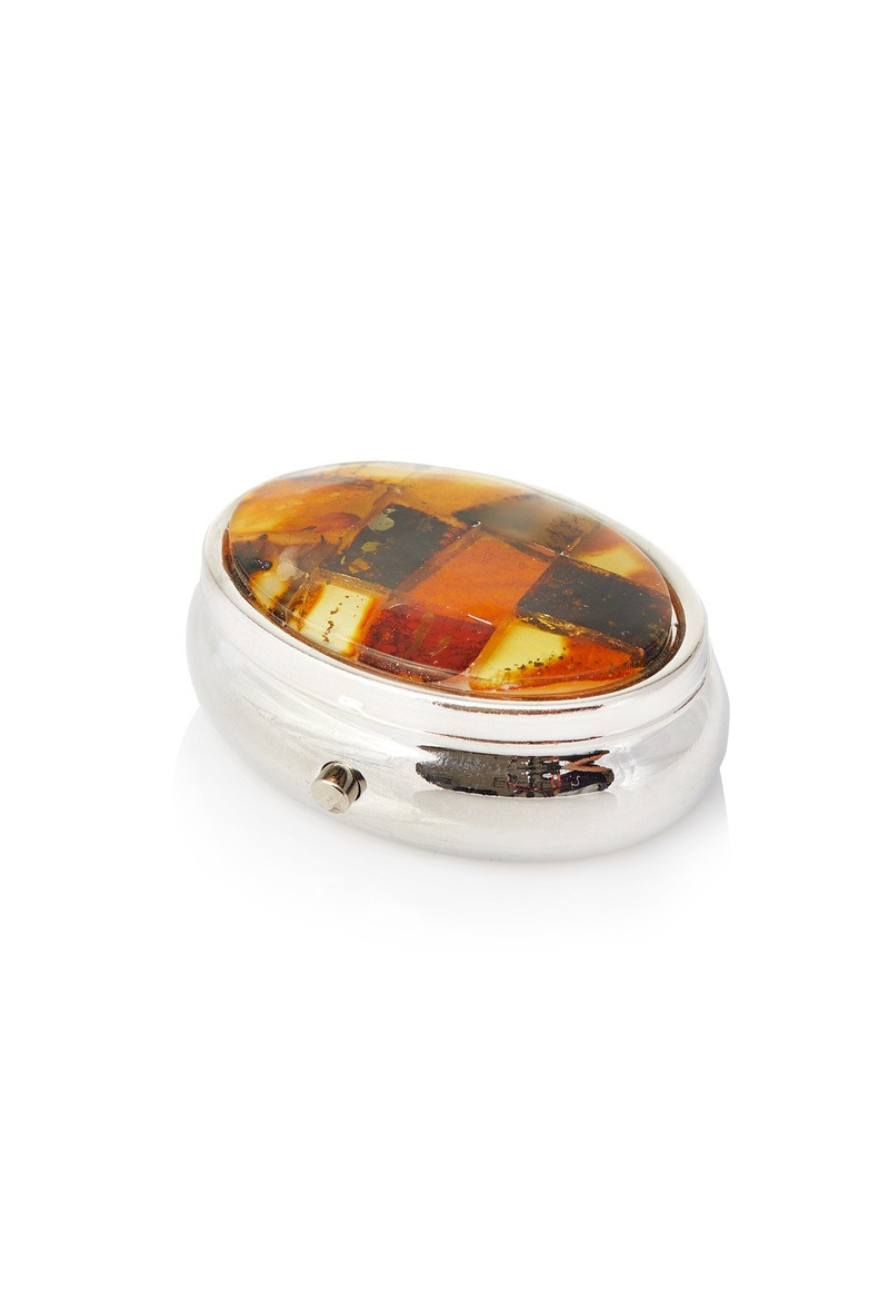 Wholesaler OPALOOK FRANCE - Oval metal and amber pillow - MZ16