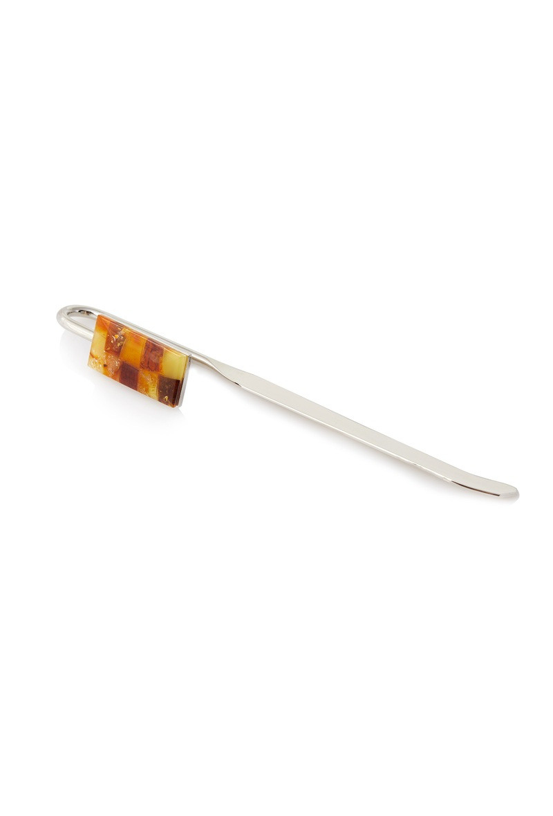 Wholesaler OPALOOK FRANCE - Metal and amber page mark - MZ07