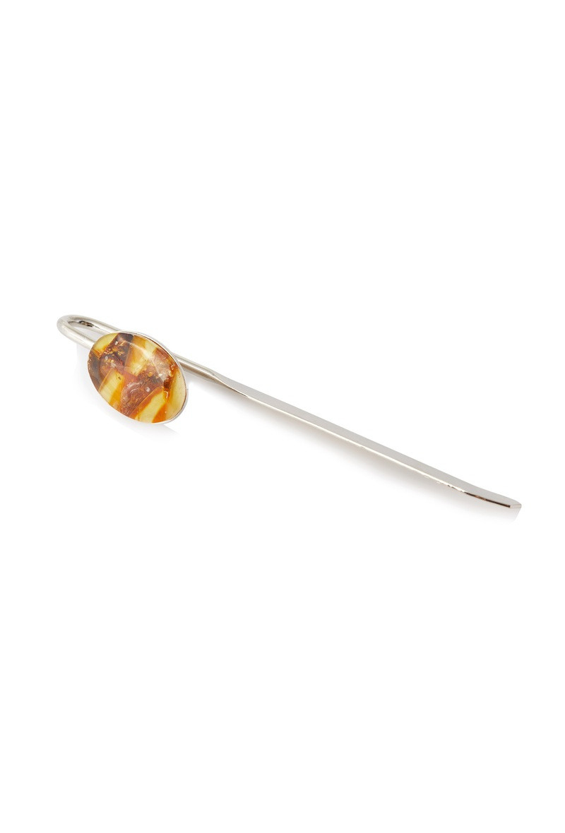 Wholesaler OPALOOK FRANCE - Metal and amber page mark - MZ08