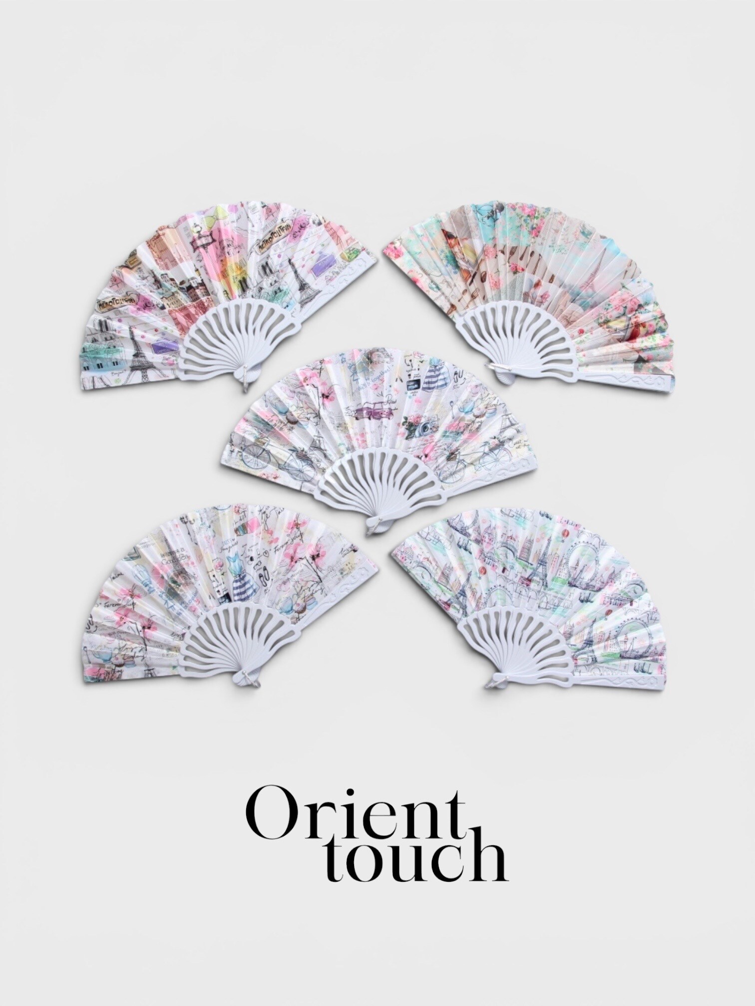 Mayorista ORIENT TOUCH - LOTE DE 12 ABANICOS
