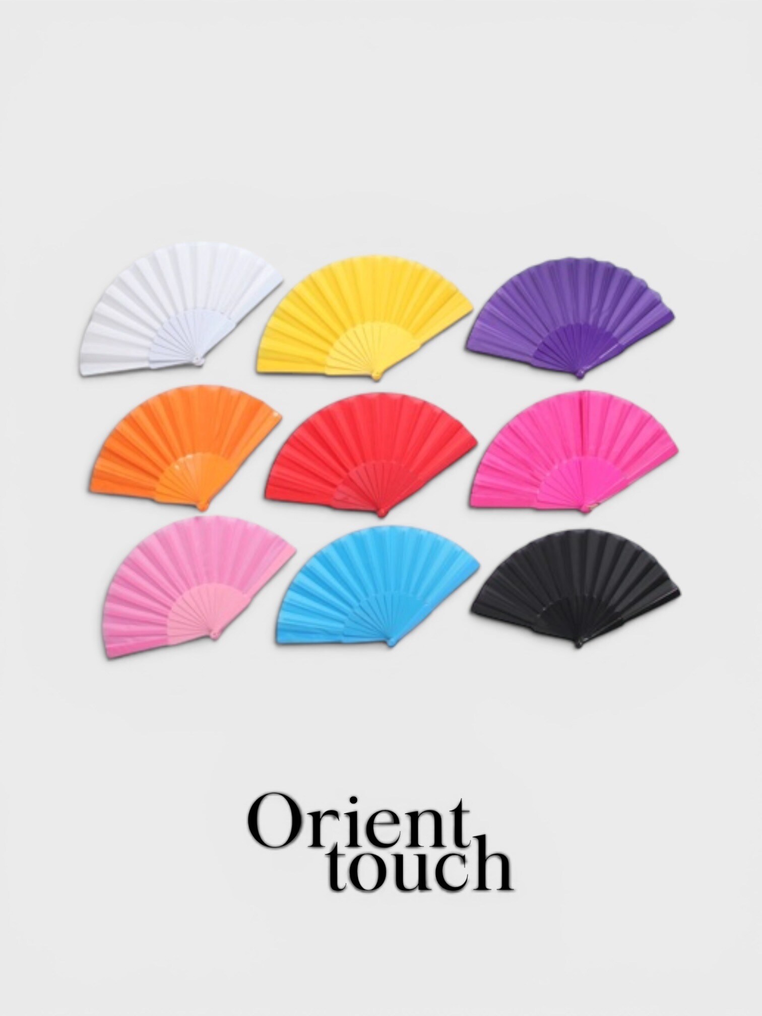Mayorista ORIENT TOUCH - LOTE DE 12 ABANICOS
