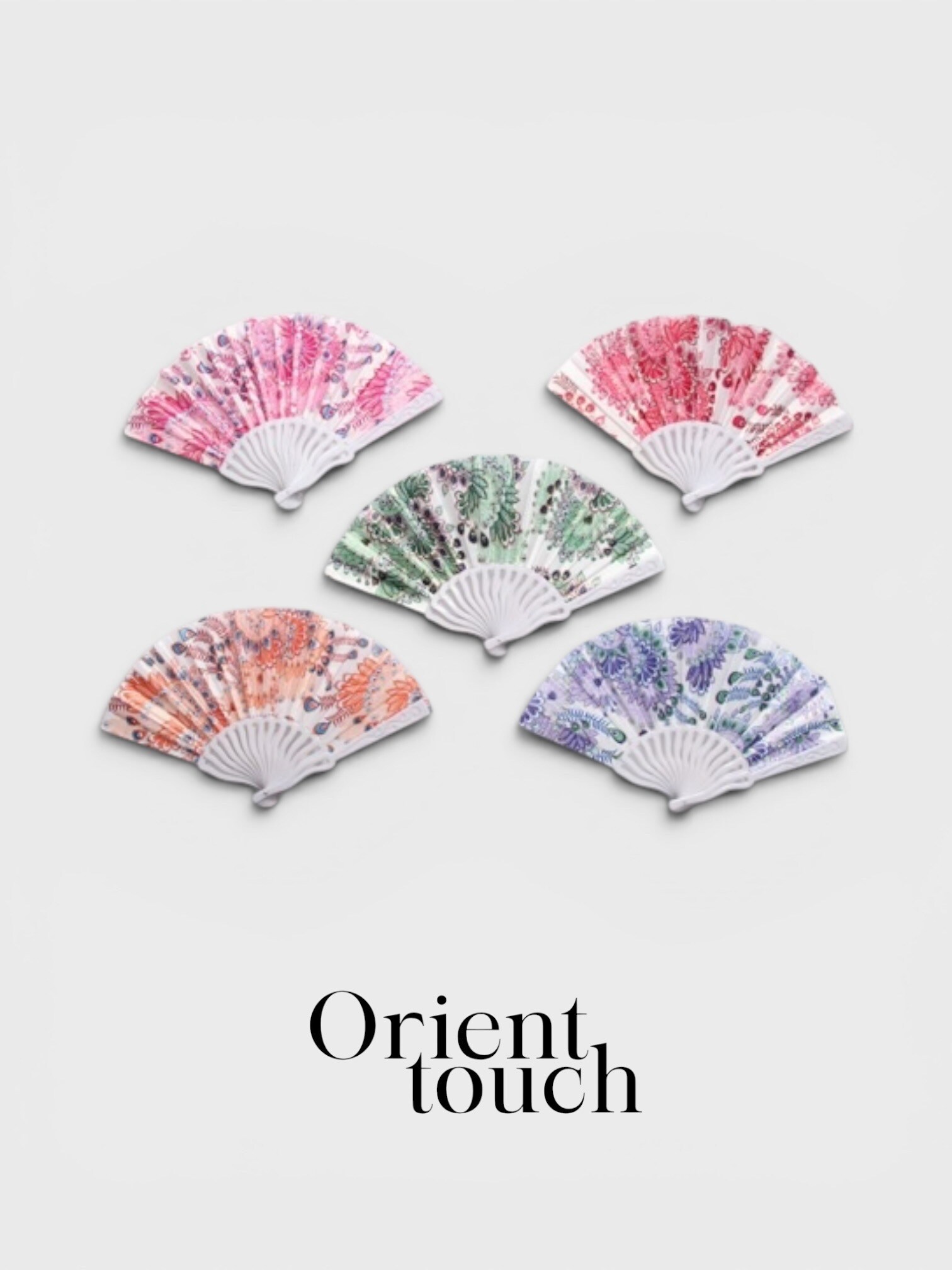 Mayorista ORIENT TOUCH - LOTE DE 12 ABANICOS