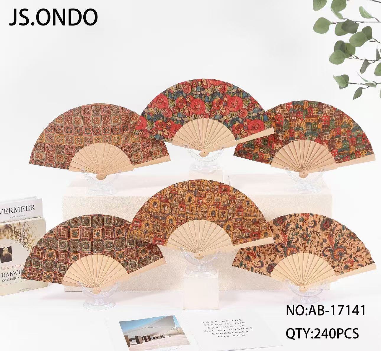 Grossista Sissi Accessori - VENTAGLIO DI SUGHERO