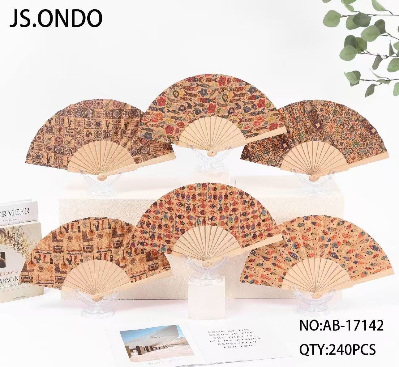 Grossista Sissi Accessori - VENTAGLIO DI SUGHERO