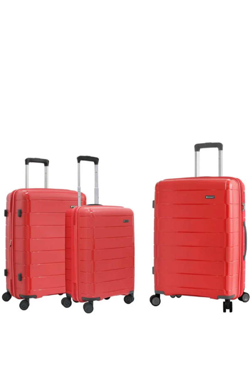 Wholesaler Snowball - Set of 3 suitcases 100% pp Snowball two-tone