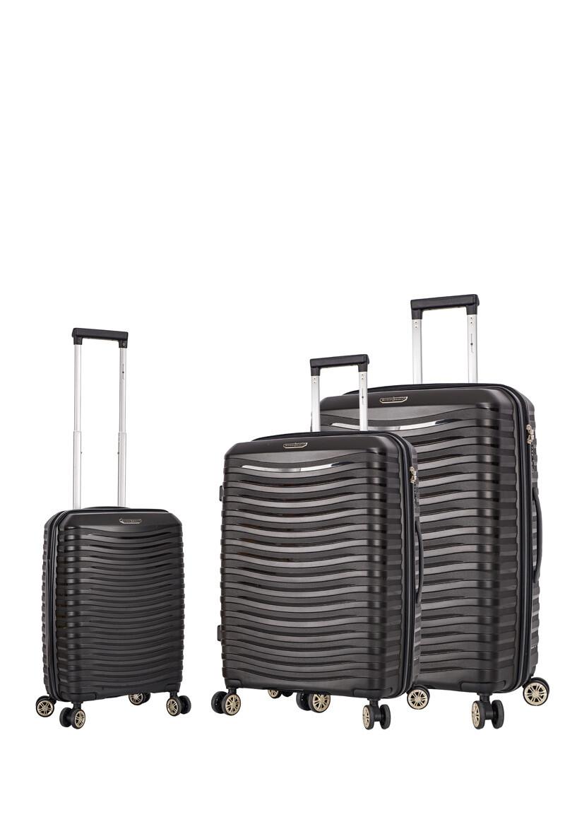 Mayorista Snowball - Set de 3 maletas ultraligeras de poliéster reciclado SNOW-LITE