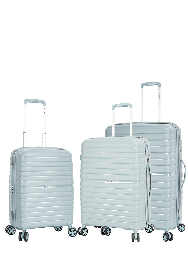 Grossista Snowball - Set 3 valigie trolley espandibili doppia ruota codice TSA