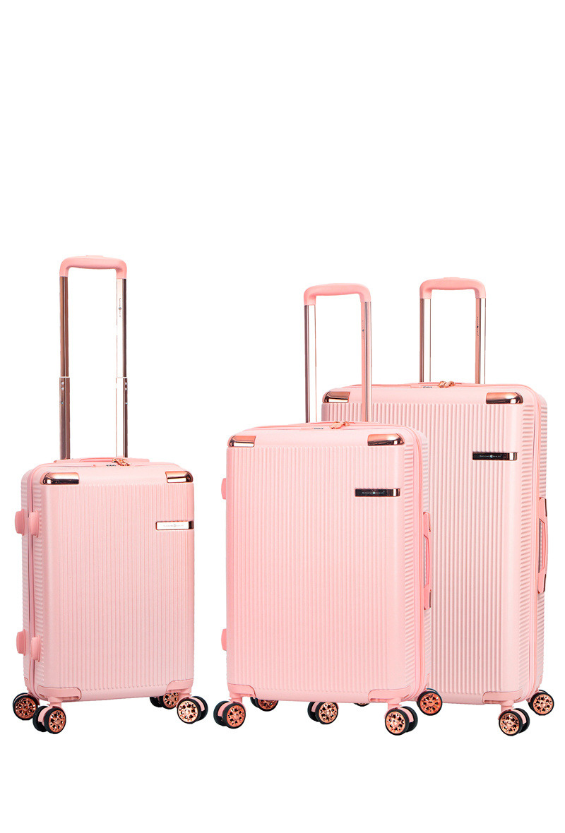 Grossista Snowball - Set di 3 valigie con 4 ruote espandibili con codice TSA