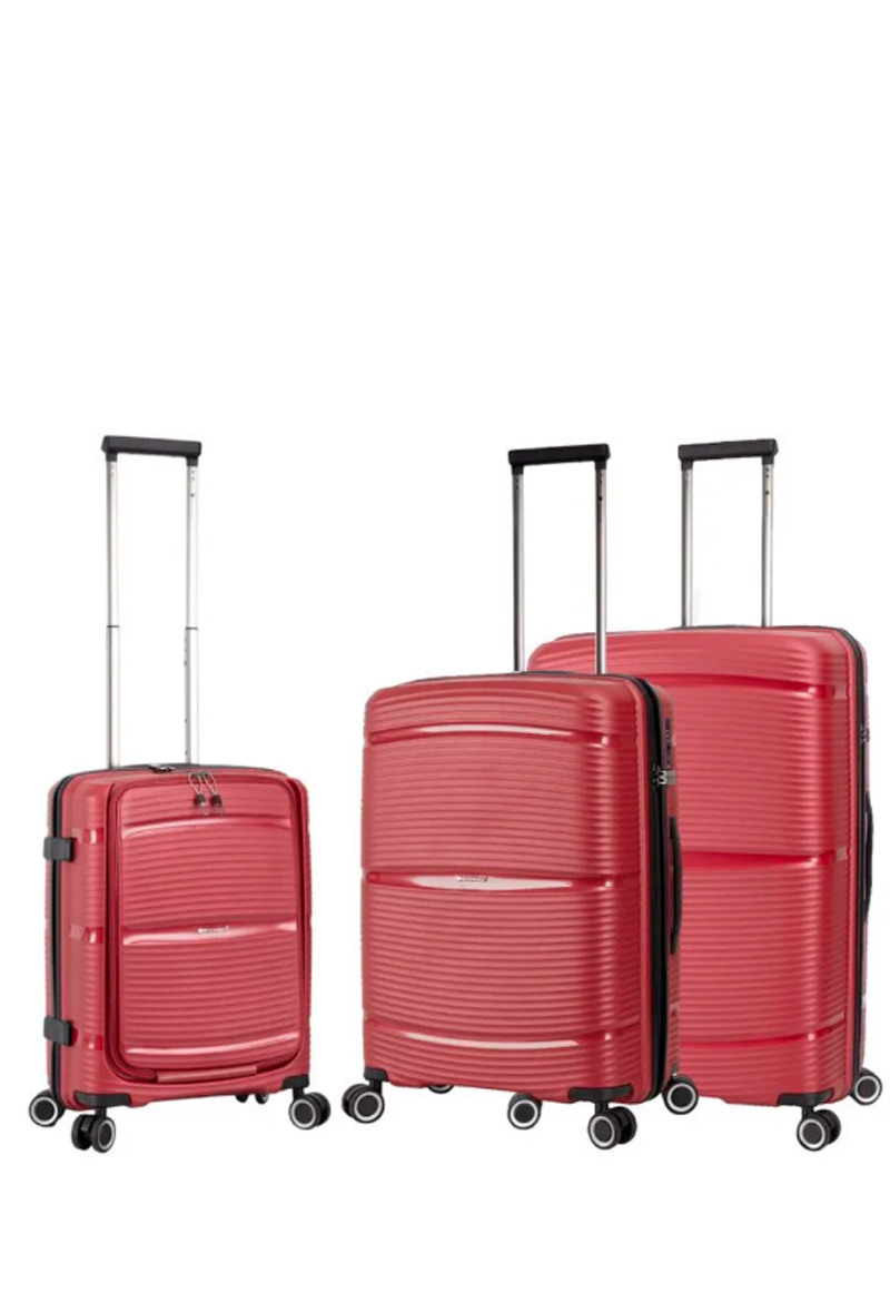 Wholesaler Snowball - Set of 3 Snowball suitcases - 4 double-wheels with TSA closure